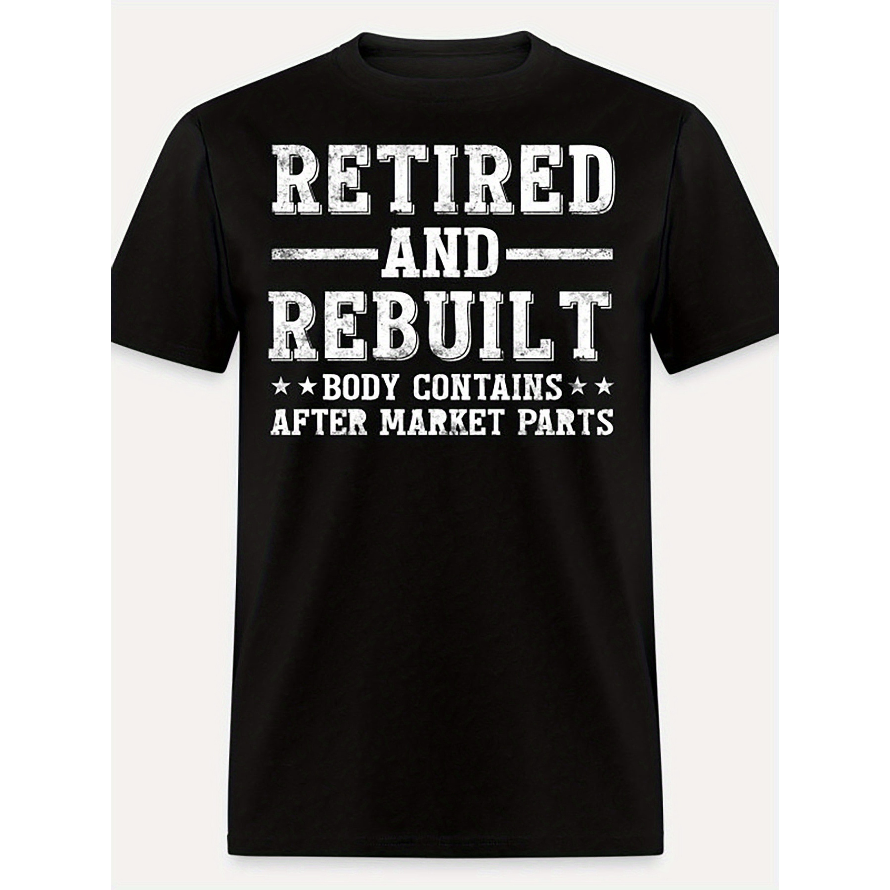 1903 Funny Men's Short Sleeve Graphic T-shirt Collection - Retired Hip Knee Replacement Parts - Black, Unique Gift For Men, Birthday Or Father's Day Present
1903 Funny Men's Short Sleeve Graphic T-shirt Collection - Retired Hip Knee Replacement Parts - Black, Unique Gift For Men, Birthday Or Father's Day Present
