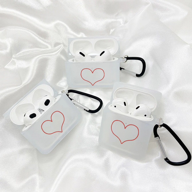 Heart Printed Earphone Protective Case, Silicone Earphone Case For Airpods 1/2/3, Airpods Pro 1/2/3
Heart Printed Earphone Protective Case, Silicone Earphone Case For Airpods 1/2/3, Airpods Pro 1/2/3