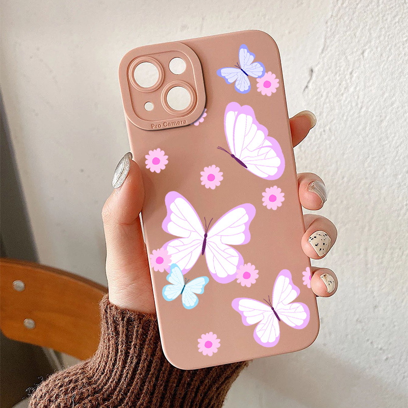 Butterflies Pattern Graphic Pattern Anti Fall Phone Case For Iphone