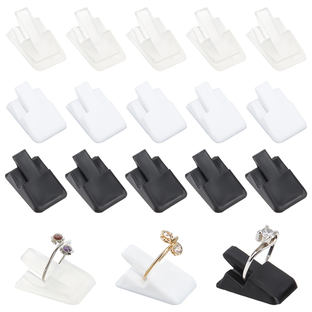 1set 36pcs 3 Colors Plastic Finger Ring Display Holder Stand Single Support For Engagement Wedding Rings Jewelry Store Bedroom /clear Practical Supplies
1set 36pcs 3 Colors Plastic Finger Ring Display Holder Stand Single Support For Engagement Wedding Rings Jewelry Store Bedroom /clear Practical Supplies