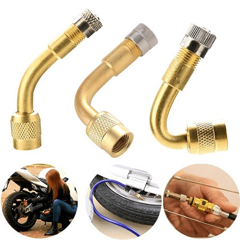 1pc Air Tyre Valve Stem Extension Adapter, Tire Repair Tool For Car, Truck, Motorcycle, Bicycle Accessories, 45/90/135 Degree Brass
1pc Air Tyre Valve Stem Extension Adapter, Tire Repair Tool For Car, Truck, Motorcycle, Bicycle Accessories, 45/90/135 Degree Brass