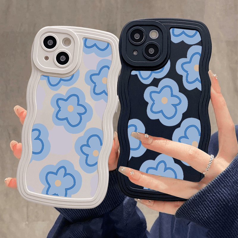 2pcs Blue Flower Graphic Luxury Phone Case For 11 14 13 12 Pro Max Xr Xs 7 8 Plus Shockproof Cases Fall Bumper Back Soft Matte Lens Protection Cover Pattern Cases
2pcs Blue Flower Graphic Luxury Phone Case For 11 14 13 12 Pro Max Xr Xs 7 8 Plus Shockproof Cases Fall Bumper Back Soft Matte Lens Protection Cover Pattern Cases