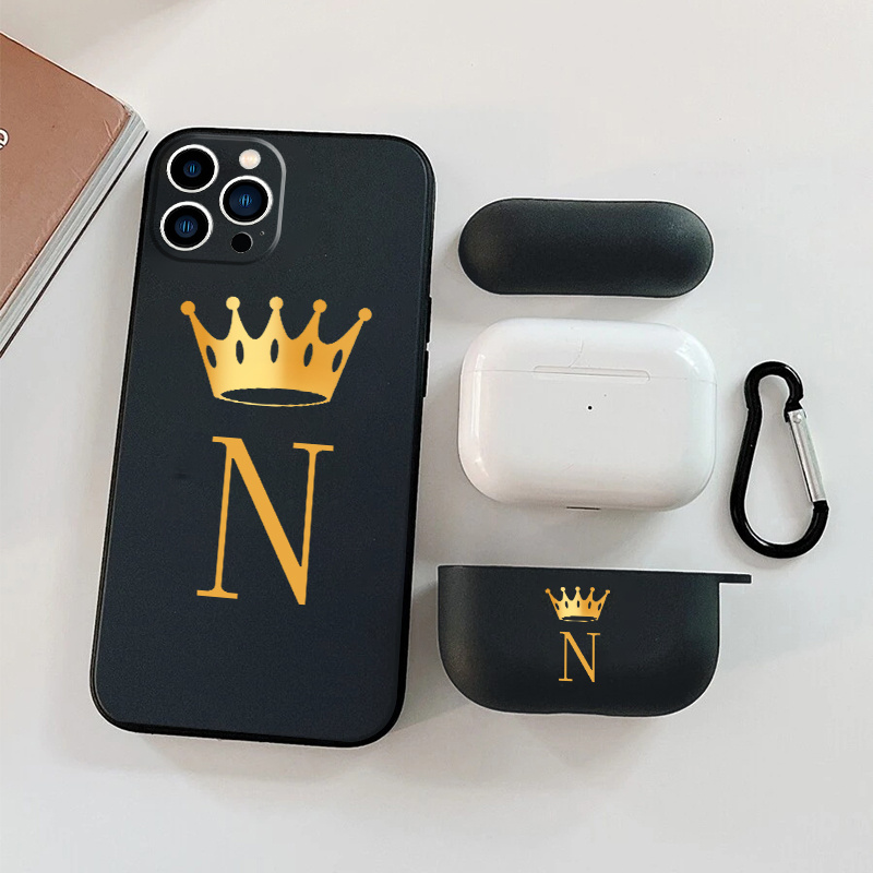 1pc Earphone Case For Airpods Pro & 1pc Phone Case With Letter N Graphic For 11 14 13 12 Pro Max Xr Xs 7 8 Plus
1pc Earphone Case For Airpods Pro & 1pc Phone Case With Letter N Graphic For 11 14 13 12 Pro Max Xr Xs 7 8 Plus