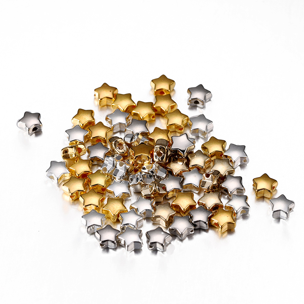 100pcs/pack 3mmx6mm Pentagram Star Straight Through Hole Beads For Jewelry Making Fashion Diy Handmade Bracelet Necklace Beading Craft Supplies
100pcs/pack 3mmx6mm Pentagram Star Straight Through Hole Beads For Jewelry Making Fashion Diy Handmade Bracelet Necklace Beading Craft Supplies