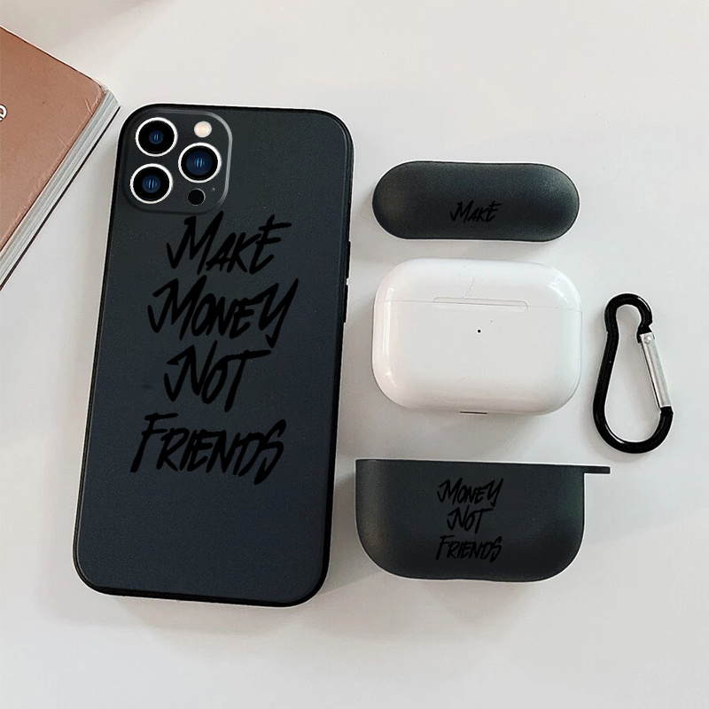 1pc Case For Airpods Pro & 1pc Case Black Letter Graphic Phone Case For Iphone 11 14 13 12 Pro Max Xr Xs 7 8 6 Plus Mini Earphone Case Luxury Silicone Cover Soft Headphone Protective Case
1pc Case For Airpods Pro & 1pc Case Black Letter Graphic Phone Case For Iphone 11 14 13 12 Pro Max Xr Xs 7 8 6 Plus Mini Earphone Case Luxury Silicone Cover Soft Headphone Protective Case