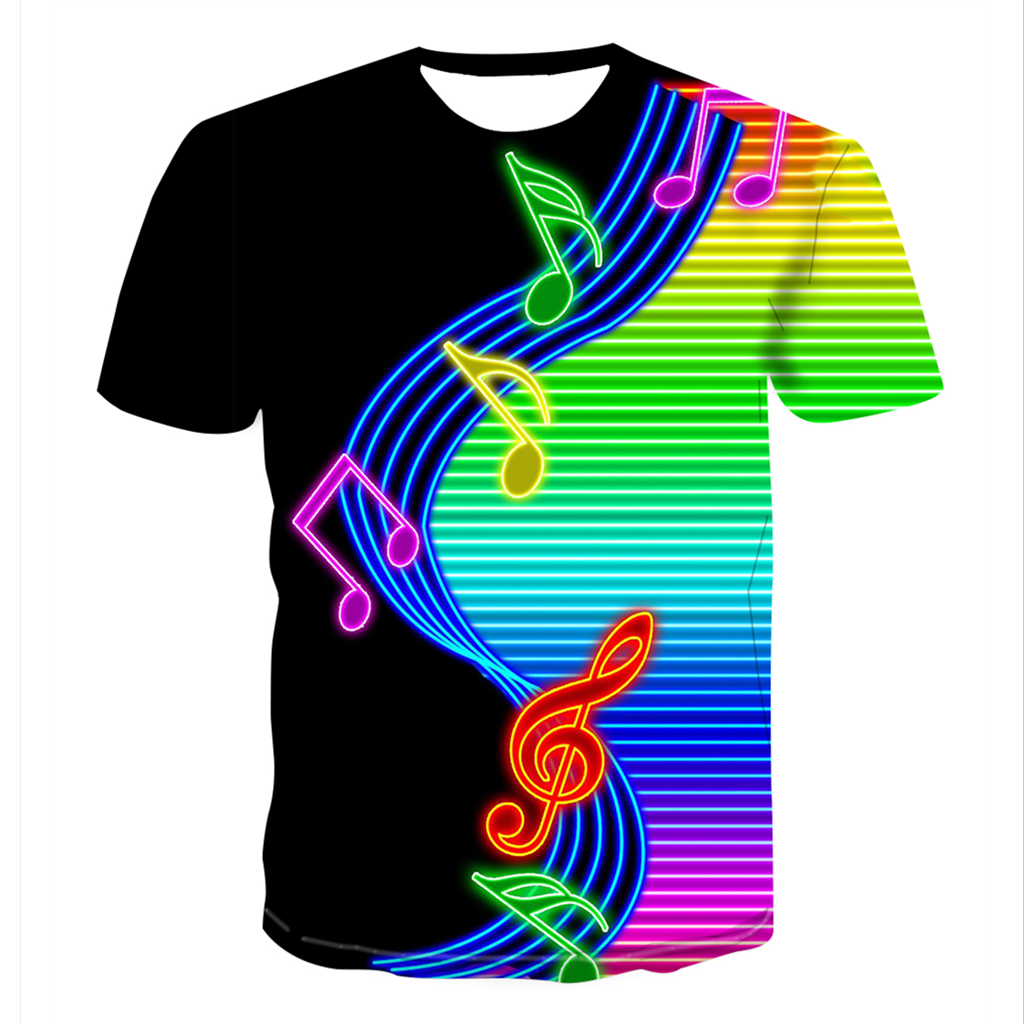 Funny Music Notes Pattern 3d Print T-shirt, Men's Casual Street Style Stretch Round Neck Tee Shirt For Summer
Funny Music Notes Pattern 3d Print T-shirt, Men's Casual Street Style Stretch Round Neck Tee Shirt For Summer