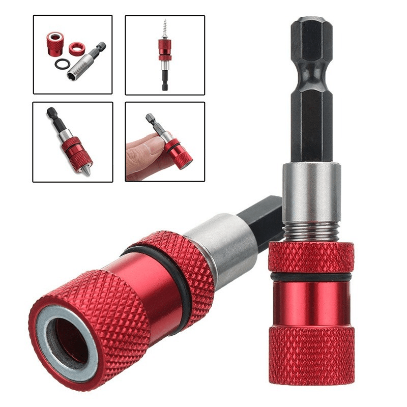 1pc Adjustable Screw Depth Magnetic Screwdriver Bit Holder 1/4 Inch Hex Driver With 5pcs Ph2 Scewdriver Bits 60mm Quick Holder
1pc Adjustable Screw Depth Magnetic Screwdriver Bit Holder 1/4 Inch Hex Driver With 5pcs Ph2 Scewdriver Bits 60mm Quick Holder