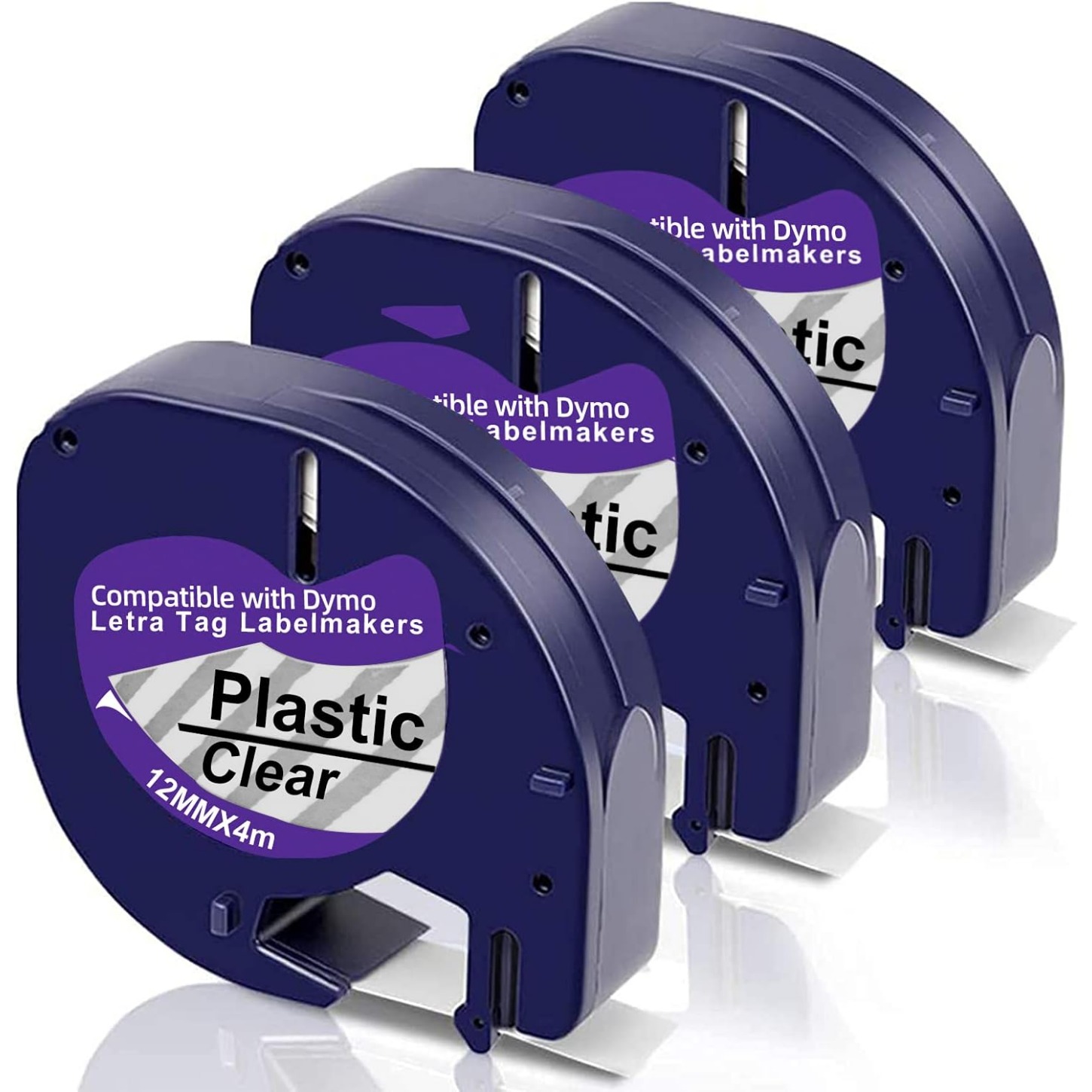 3pcs Letratag Tape Refills, 12mm X 4m - Compatible With Lt 100h, 100t, Handheld Label Makers, Easy , For Organization
3pcs Letratag Tape Refills, 12mm X 4m - Compatible With Lt 100h, 100t, Handheld Label Makers, Easy , For Organization