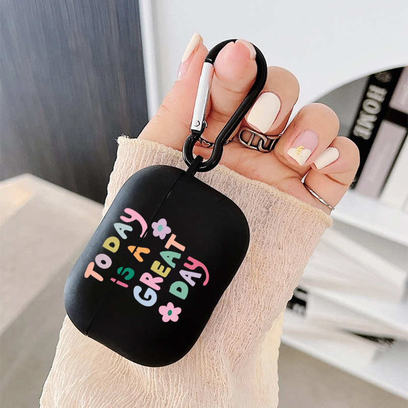 Letter Graphic Earphone Case For Airpods 1/2/3/pro/pro (2nd Generation), Luxury Silicone Cover Soft Earphone Protective Case Anti-fall
Letter Graphic Earphone Case For Airpods 1/2/3/pro/pro (2nd Generation), Luxury Silicone Cover Soft Earphone Protective Case Anti-fall