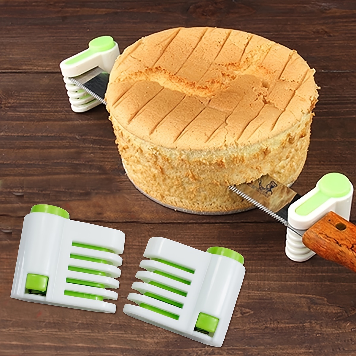 2pcs 5-layer Bread Slicer And Cake Cutter - Creative Kitchen Tool For Effortless Slicing And Cutting - 1.96 X 1.77 Inches For Restaurant/food Truck/bakery Eid Al-adha Mubarak
2pcs 5-layer Bread Slicer And Cake Cutter - Creative Kitchen Tool For Effortless Slicing And Cutting - 1.96 X 1.77 Inches For Restaurant/food Truck/bakery Eid Al-adha Mubarak