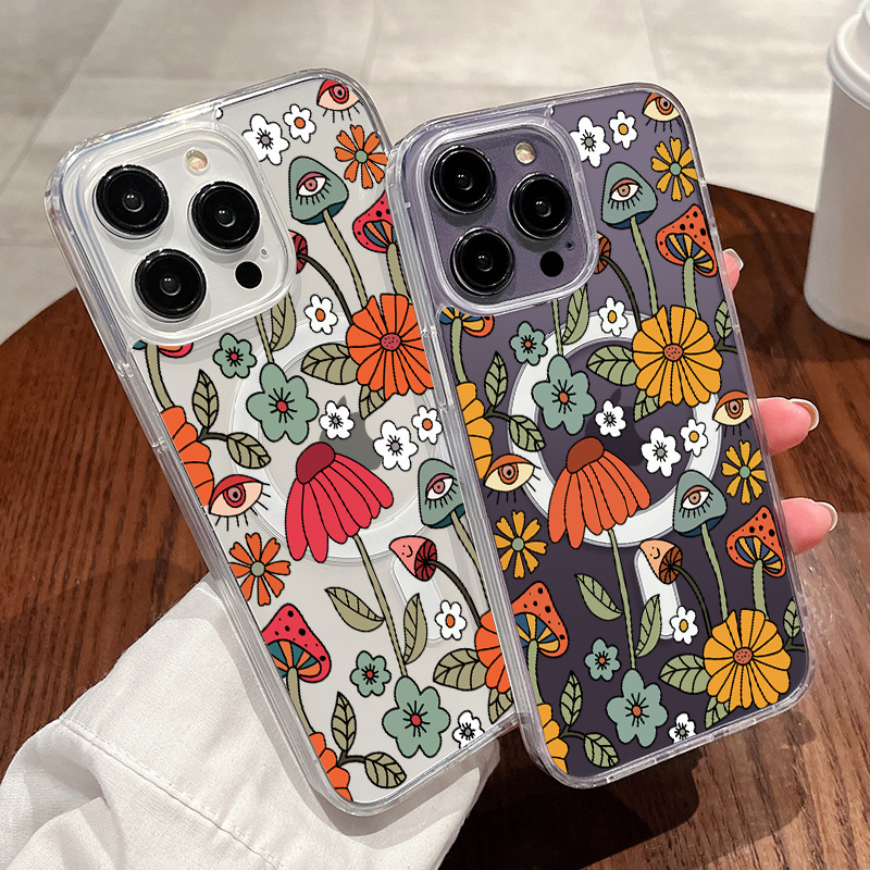 2pcs Mushroom Pattern Phone Case, Support Magnetic Wireless Charging, Suitable For 15 14 13 12 11 Plus Mini Pro Max X Xs Xr 7 8
2pcs Mushroom Pattern Phone Case, Support Magnetic Wireless Charging, Suitable For 15 14 13 12 11 Plus Mini Pro Max X Xs Xr 7 8