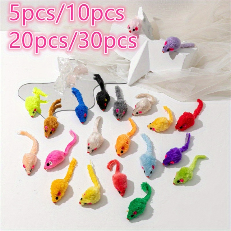 5pcs/10pcs/20pcs/30pcs Cat Mouse Simulation Mouse Toy For Cat Plush Toy Cat Chew Toy Kitten Interactive Toys
5pcs/10pcs/20pcs/30pcs Cat Mouse Simulation Mouse Toy For Cat Plush Toy Cat Chew Toy Kitten Interactive Toys