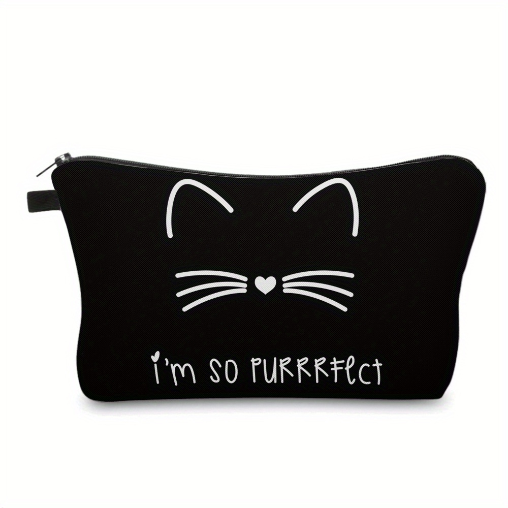 Small Makeup Bag Cat Printed Cosmetic Bag For Purse Women Zipper Pouch Organizer Bag Great Gift For Cat Lovers
Small Makeup Bag Cat Printed Cosmetic Bag For Purse Women Zipper Pouch Organizer Bag Great Gift For Cat Lovers