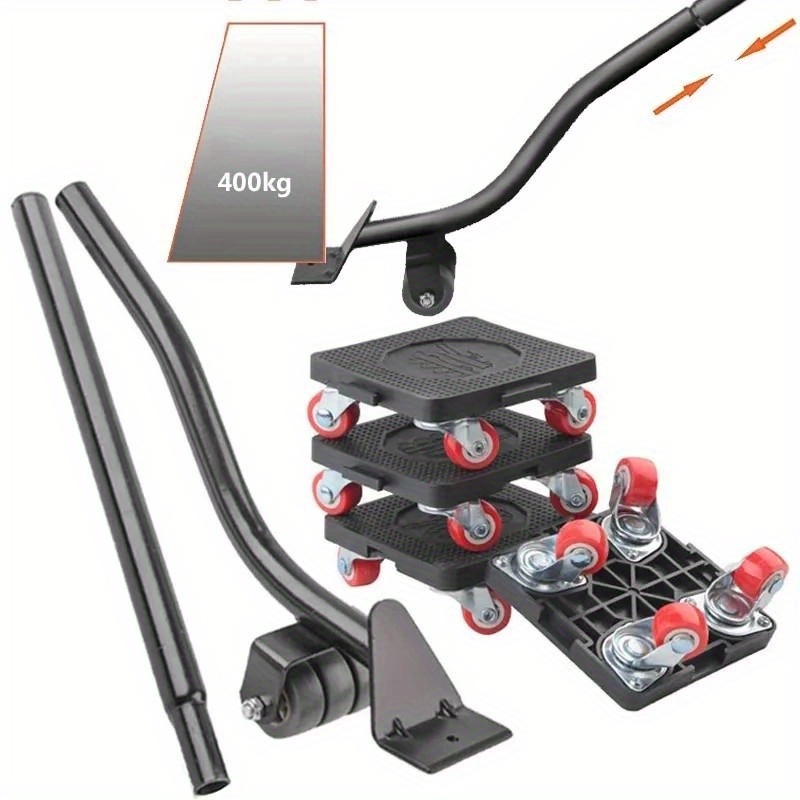 Heavy Duty Furniture Lifter And Slider Tool Set With Polished Metal – 4 Wheel Mover With 360° Rotatable Pulleys, Abs Handling – 400kg Capacity
Heavy Duty Furniture Lifter And Slider Tool Set With Polished Metal – 4 Wheel Mover With 360° Rotatable Pulleys, Abs Handling – 400kg Capacity