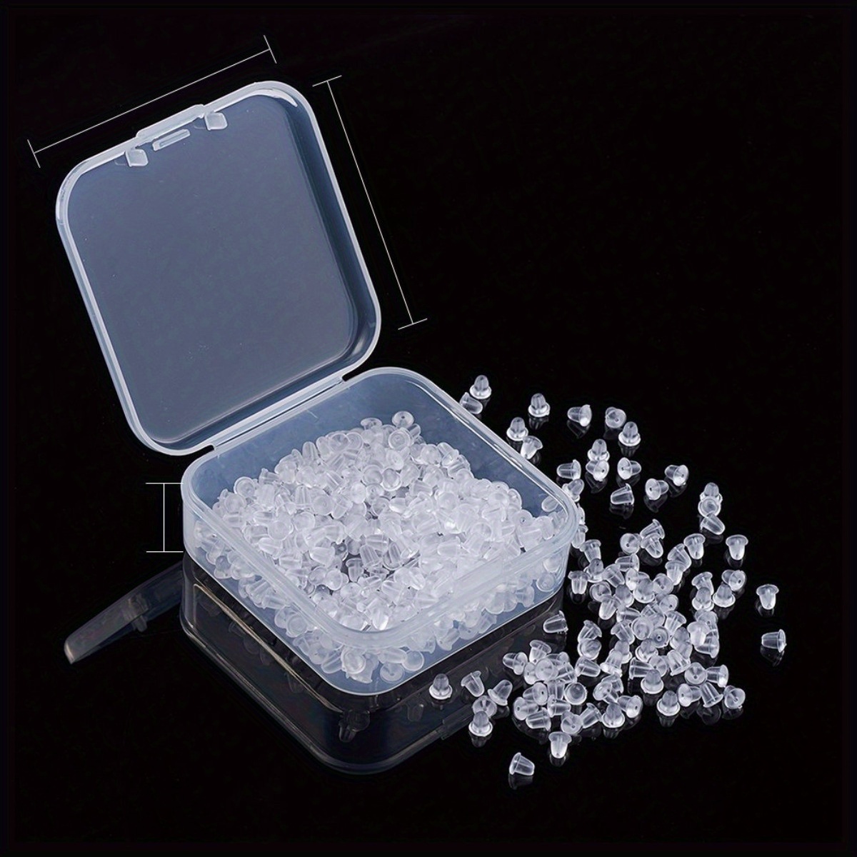 100pcs/200pcs/pack Bullet Ear Earrings Pin Backs Ear Stud Accessories Silicone Ear Plug Ear Stud Ear Transparent Leather Bullet Earring Plug
100pcs/200pcs/pack Bullet Ear Earrings Pin Backs Ear Stud Accessories Silicone Ear Plug Ear Stud Ear Transparent Leather Bullet Earring Plug