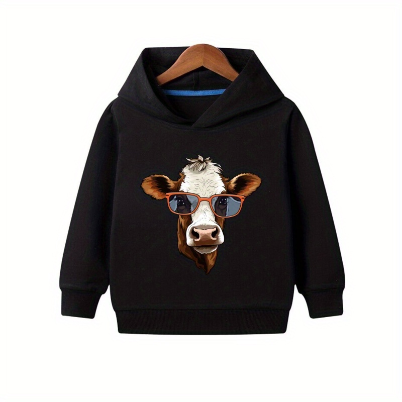 Cool Cow Print Boy's Casual Hoodie Long Sleeve Comfy Cotton Hooded Sweatshirt For Spring Fall
Cool Cow Print Boy's Casual Hoodie Long Sleeve Comfy Cotton Hooded Sweatshirt For Spring Fall