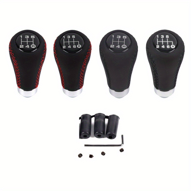 1pc 5/6 Knob Leather Shifter Knobs Transmission Gear Stick Shifting Fit Most Manual Cars Truck
1pc 5/6 Knob Leather Shifter Knobs Transmission Gear Stick Shifting Fit Most Manual Cars Truck