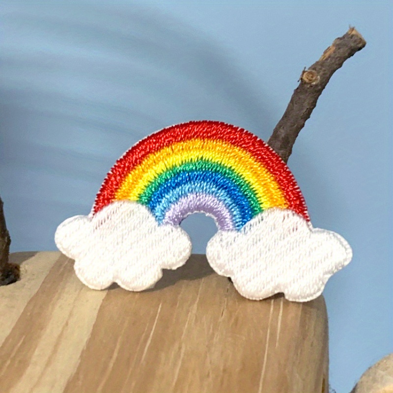 1pc Vibrant Rainbow Embroidered Patch With Accents - For , Bags & Hair Accessories Decoration, Rainbow Fabric
1pc Vibrant Rainbow Embroidered Patch With Accents - For , Bags & Hair Accessories Decoration, Rainbow Fabric