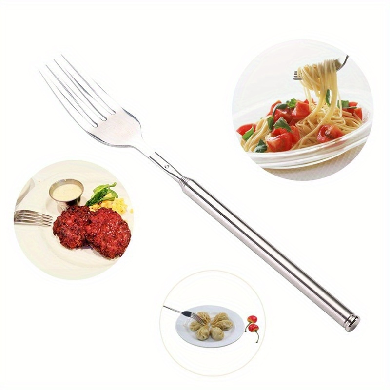 Retro Fork Bbq Telescopic Extendable Dinner Fruit Dessert Long Handle Fork Stainless Steel Cutlery Fork Tableware For Restaurant
Retro Fork Bbq Telescopic Extendable Dinner Fruit Dessert Long Handle Fork Stainless Steel Cutlery Fork Tableware For Restaurant