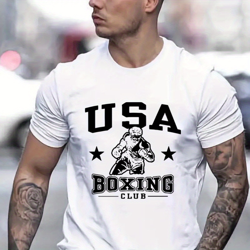Men's Creative Top, Casual Short Sleeve Crew Neck T-shirt, Men's Clothing For Summer Outdoor
Men's Creative Top, Casual Short Sleeve Crew Neck T-shirt, Men's Clothing For Summer Outdoor