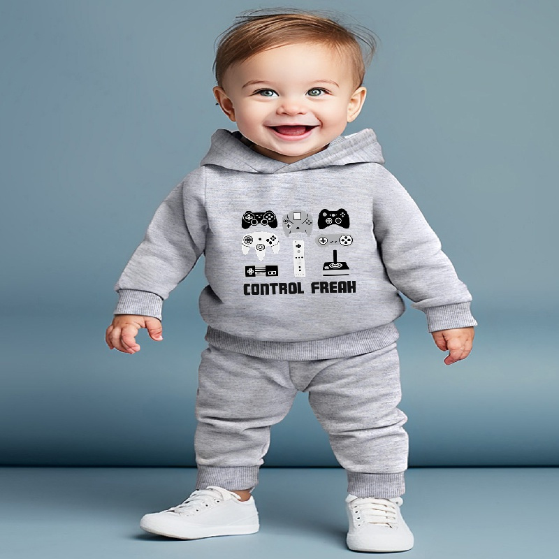 Baby's 2pcs "" Print Long Sleeve Outfit, Hoodie & Comfy Pants Set, Baby Boy's Clothing, As Gift
Baby's 2pcs "" Print Long Sleeve Outfit, Hoodie & Comfy Pants Set, Baby Boy's Clothing, As Gift