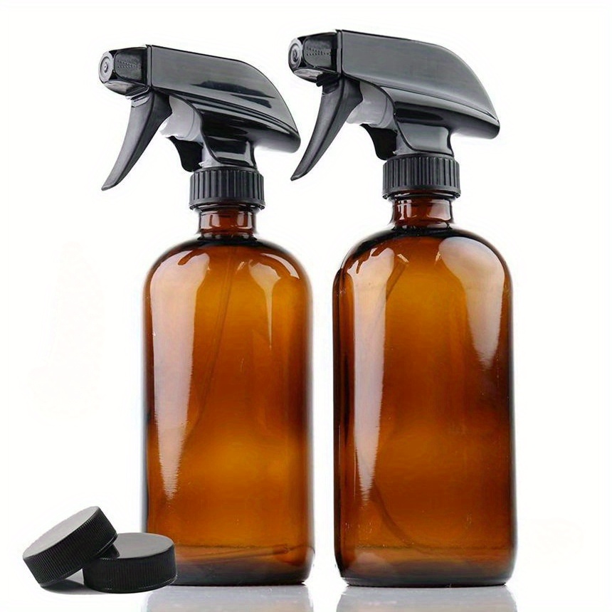 2pcs Glass Spray Bottles, 500ml Refillable Sprayer, Trigger Sprayer, Multipurpose Sub-packaging Bottle, For Gardening, Cleaning, Plant, Hair
2pcs Glass Spray Bottles, 500ml Refillable Sprayer, Trigger Sprayer, Multipurpose Sub-packaging Bottle, For Gardening, Cleaning, Plant, Hair