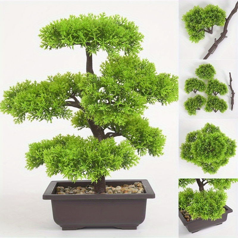 1pc, Artificial Pine (11.42x12.99 Inches), Faux Potted Small Tree For Home Hotel Garden Decor, Realistic Fake Plant Decoration With Pot, Indoor Greenery Ornament
1pc, Artificial Pine (11.42x12.99 Inches), Faux Potted Small Tree For Home Hotel Garden Decor, Realistic Fake Plant Decoration With Pot, Indoor Greenery Ornament