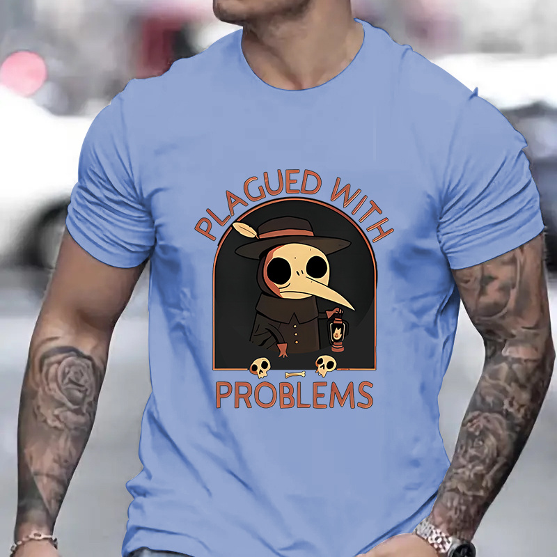 Crew Neck Cartoon And Letter Print Men's Fashionable Summer Short Sleeve Sports T-shirt, Comfortable And Versatile
Crew Neck Cartoon And Letter Print Men's Fashionable Summer Short Sleeve Sports T-shirt, Comfortable And Versatile