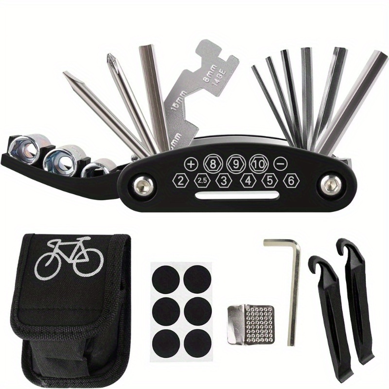 1pc/6pcs Bicycle Repair Tool Kit, Wrench Socket Assembly Tool, Tire Repair Tool Set, Mountain Bike Maintenance Set
1pc/6pcs Bicycle Repair Tool Kit, Wrench Socket Assembly Tool, Tire Repair Tool Set, Mountain Bike Maintenance Set