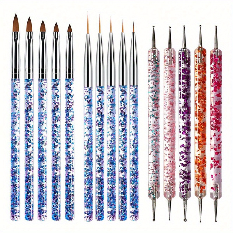 15pcs/set Nail Art Brush Uv Gel Nail Polish Brush Painting Drawing Carving Pen Nail Art Tool Set For Manicure Diy Design
15pcs/set Nail Art Brush Uv Gel Nail Polish Brush Painting Drawing Carving Pen Nail Art Tool Set For Manicure Diy Design