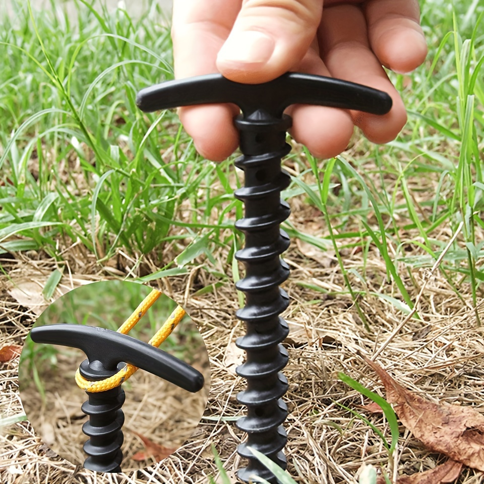 10pcs Outdoor Ground Stakes - Windproof Canopy Tent Spiral Nails For Camping, Outdoor Tools Red Black Green
10pcs Outdoor Ground Stakes - Windproof Canopy Tent Spiral Nails For Camping, Outdoor Tools Red Black Green