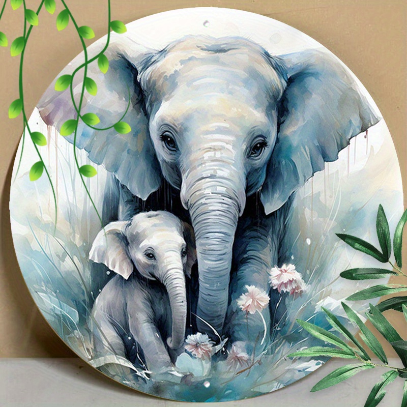 1pc Round Aluminum Metal Sign, Creative Elephant Pattern Metal Sign Decor, Home Decor, Wall Decoration
1pc Round Aluminum Metal Sign, Creative Elephant Pattern Metal Sign Decor, Home Decor, Wall Decoration