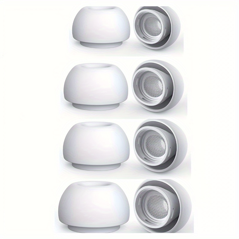 (4 Pairs) Replacement Earbuds For Airpods Pro And Airpods Pro 2 With Noise Cancelling Hole, Silicone Earbuds For Airpods Pro With Portable Storage Case (xs,s,m,l)
(4 Pairs) Replacement Earbuds For Airpods Pro And Airpods Pro 2 With Noise Cancelling Hole, Silicone Earbuds For Airpods Pro With Portable Storage Case (xs,s,m,l)