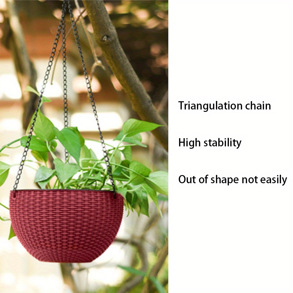2pcs Metal Hanging Basket Chains With 3 Hooks, Classic Style Flower Pot Chains, Durable Triangulation Chains For Plant Growth, Home & Garden Decor
2pcs Metal Hanging Basket Chains With 3 Hooks, Classic Style Flower Pot Chains, Durable Triangulation Chains For Plant Growth, Home & Garden Decor