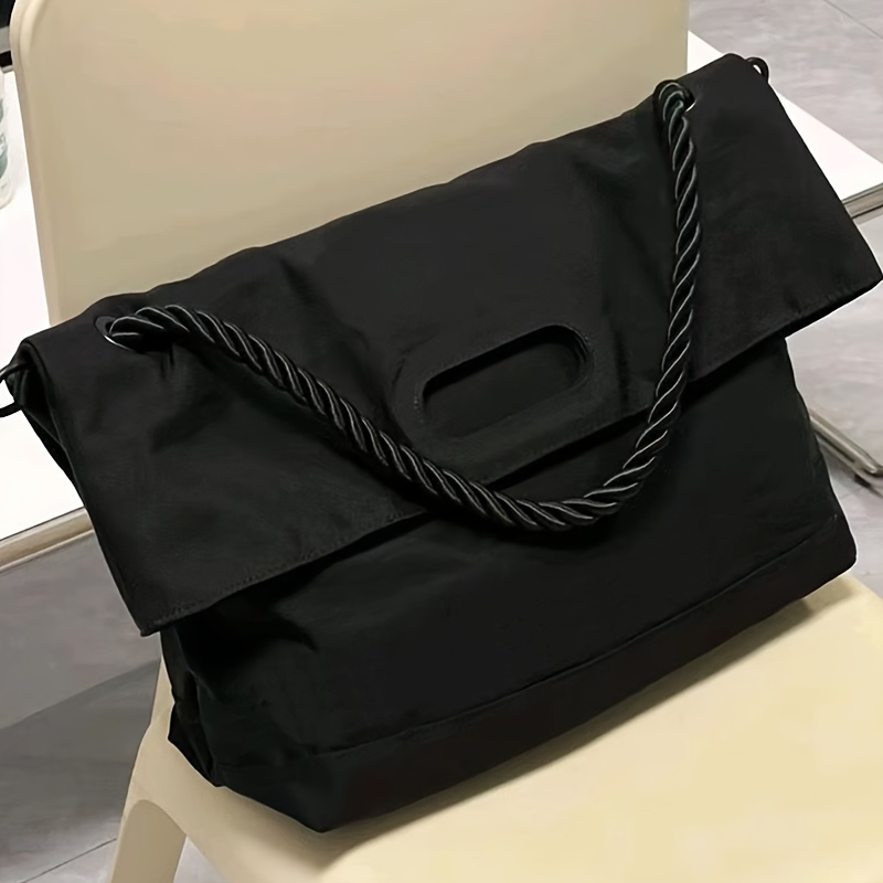 Minimalist Crossbody Bag, Simple Nylon Tote Bag, Large Capacity Shoulder Bag For School Work Travel
Minimalist Crossbody Bag, Simple Nylon Tote Bag, Large Capacity Shoulder Bag For School Work Travel