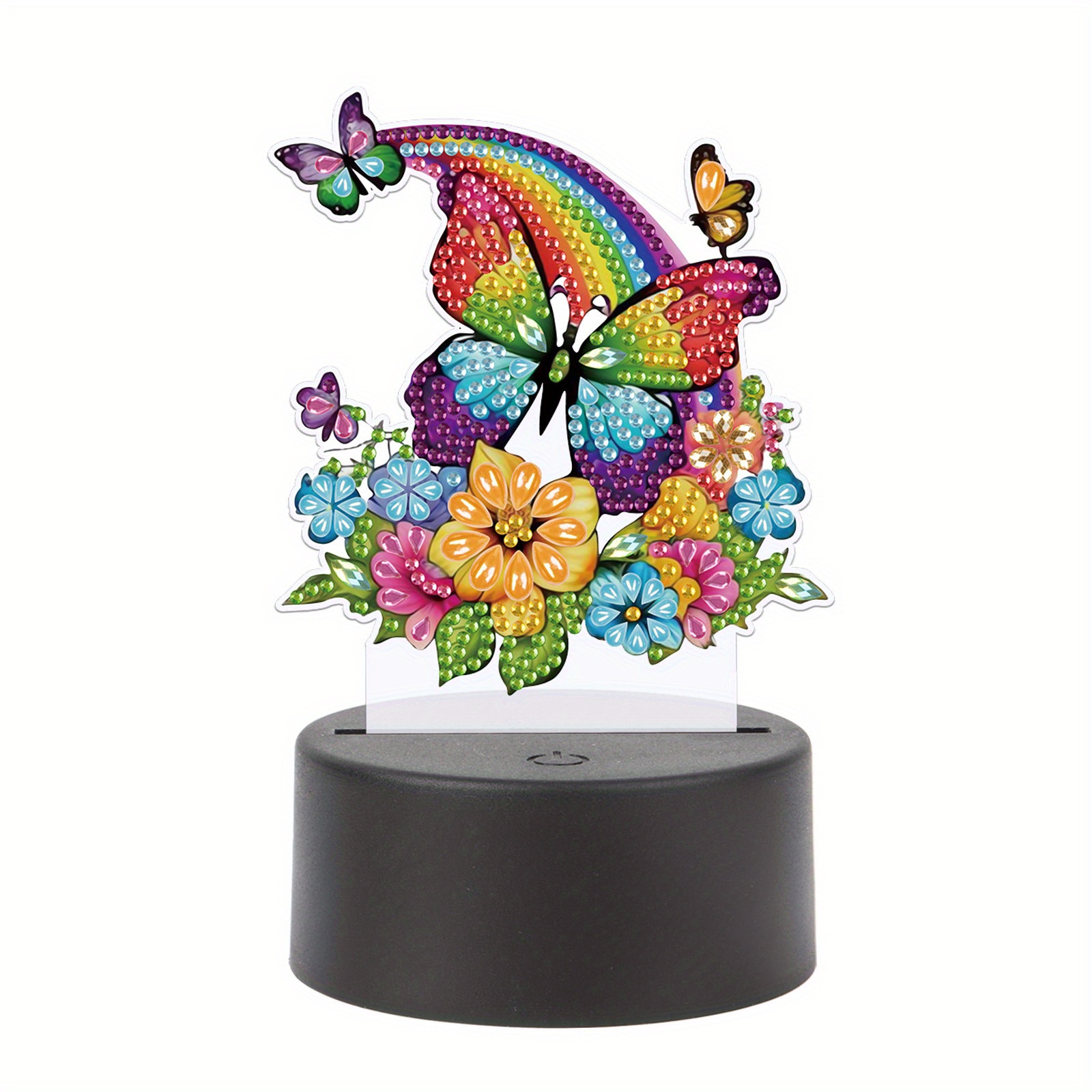 1pc Butterfly Diamond Art Painting Led Light, Diy Special Shape Diamond Night Light, Diamond Art Mosaic Kit With Tools And Usb Cable For Home Decorative Lights
1pc Butterfly Diamond Art Painting Led Light, Diy Special Shape Diamond Night Light, Diamond Art Mosaic Kit With Tools And Usb Cable For Home Decorative Lights