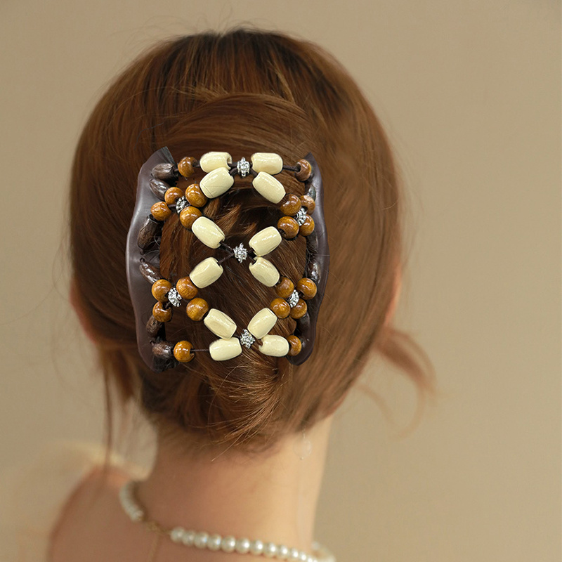 Perles élégantes Perles décoratives Peignes magiques extensibles à double peigne pour Cheveux pour femmes et utilisation quotidienne Utilisations
Perles élégantes Perles décoratives Peignes magiques extensibles à double peigne pour Cheveux pour femmes et utilisation quotidienne Utilisations