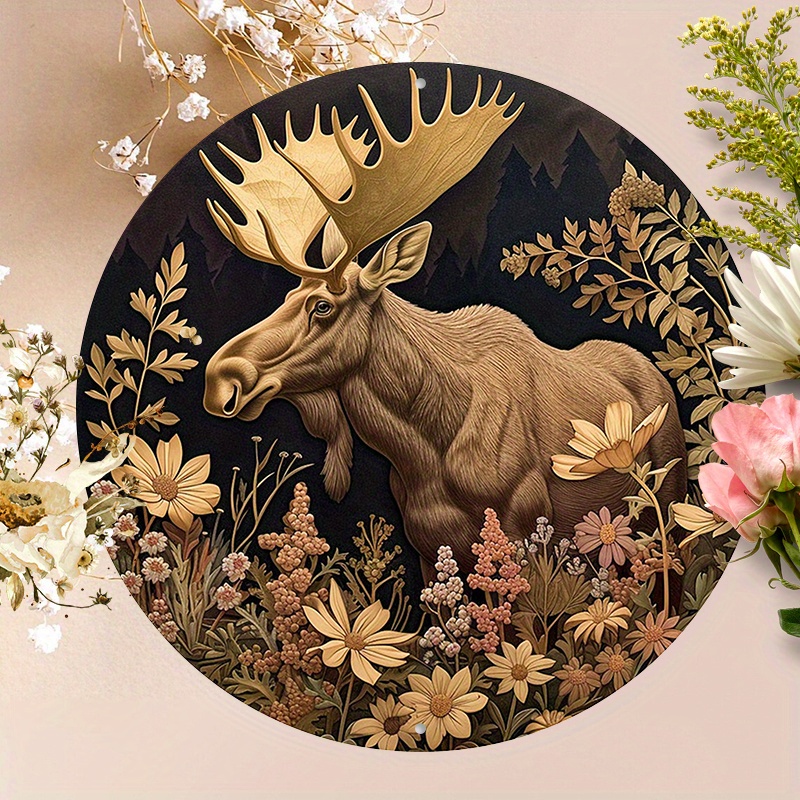 1pc 8x8inch (20x20cm) Round Aluminum Sign Metal Sign Round Metal Signs Moose Lovers Tin Sign Metal Sign For Room Front Home Wall Decor
1pc 8x8inch (20x20cm) Round Aluminum Sign Metal Sign Round Metal Signs Moose Lovers Tin Sign Metal Sign For Room Front Home Wall Decor
