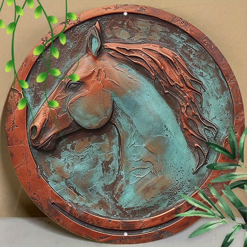 1pc 8x8inch (20x20cm) Round Aluminum Sign Metal Sign Funny Horse Vintage Tin Sign Wall Art Decor Metal Tin Sign
1pc 8x8inch (20x20cm) Round Aluminum Sign Metal Sign Funny Horse Vintage Tin Sign Wall Art Decor Metal Tin Sign
