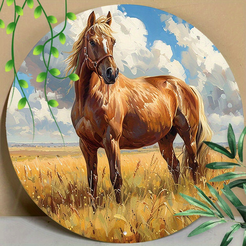 1pc 8x8inch (20x20cm) Round Aluminum Sign Metal Sign Horse Vintage Art Sign Wall Decor Funny Decoration
1pc 8x8inch (20x20cm) Round Aluminum Sign Metal Sign Horse Vintage Art Sign Wall Decor Funny Decoration