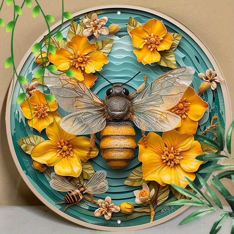 1pc 8x8inch (20x20cm) Round Aluminum Sign Metal Sign Funny Bee Decorations Sign For Home Office Coffee Cafe Decor
1pc 8x8inch (20x20cm) Round Aluminum Sign Metal Sign Funny Bee Decorations Sign For Home Office Coffee Cafe Decor