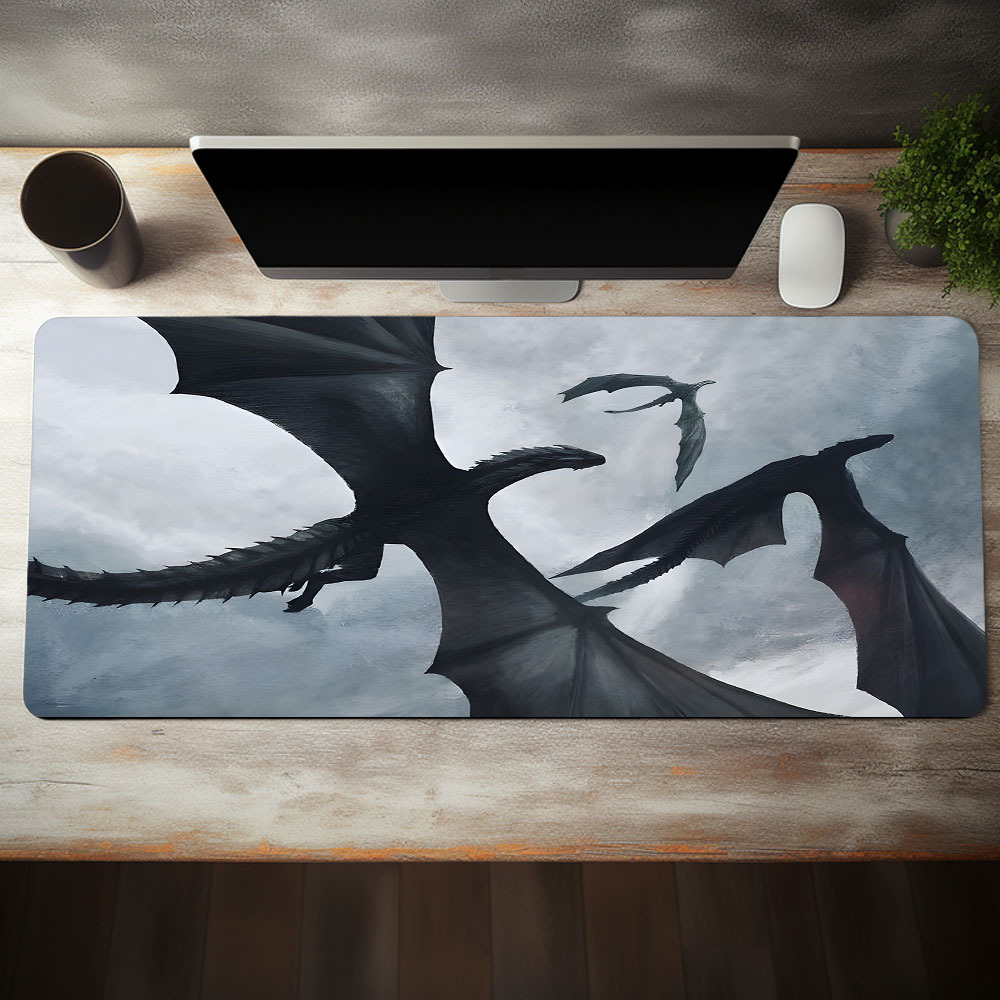 1pc Cool Flying Dragon Pattern Large Gaming Mouse Pad E-sports Office Desk Mat Keyboard Pad Natural Rubber Non-slip Computer Mouse Mat Suitable For Home Office Games As Gift
1pc Cool Flying Dragon Pattern Large Gaming Mouse Pad E-sports Office Desk Mat Keyboard Pad Natural Rubber Non-slip Computer Mouse Mat Suitable For Home Office Games As Gift