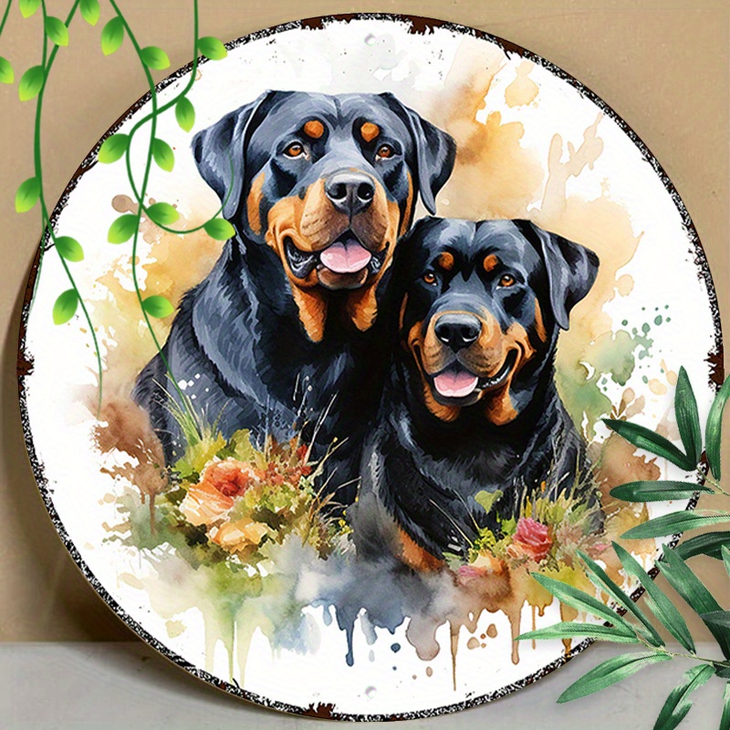 1pc 8x8inch (20x20cm) Round Aluminum Sign Metal Sign Metal Wall Sign Rottweilers Outdoor Summer For Room Decor, Wall Decor
1pc 8x8inch (20x20cm) Round Aluminum Sign Metal Sign Metal Wall Sign Rottweilers Outdoor Summer For Room Decor, Wall Decor