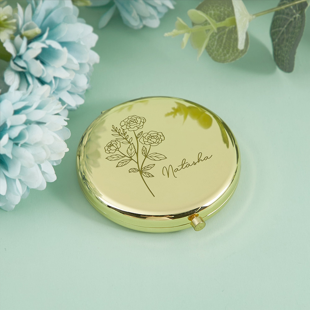 1pc Personalized Birthday Gift For Her, Valentine's Day Christmas Pocket Mirror, Customized Makeup Mirror, Portable Handheld Folding Mirror, Flower Compact Pocket Makeup Folding Mirror
1pc Personalized Birthday Gift For Her, Valentine's Day Christmas Pocket Mirror, Customized Makeup Mirror, Portable Handheld Folding Mirror, Flower Compact Pocket Makeup Folding Mirror