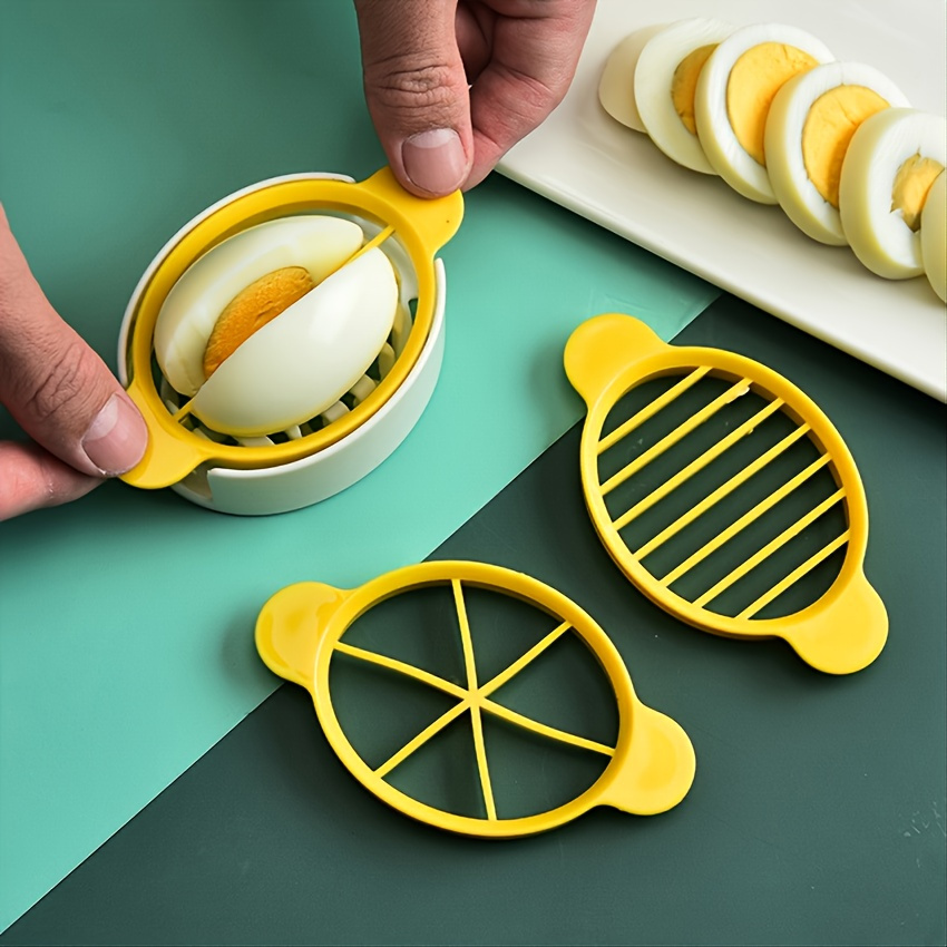 1pc, 3in1, Egg Slicer, Hard Boiled Eggs Slicers, Egg Cutter, Creative Egg Slicer, Kitchen Egg Cutter, Food Slicers, Fruit Slicers, Household Plastic Egg Slicers, Kitchen Tools, Kitchen Supplies
1pc, 3in1, Egg Slicer, Hard Boiled Eggs Slicers, Egg Cutter, Creative Egg Slicer, Kitchen Egg Cutter, Food Slicers, Fruit Slicers, Household Plastic Egg Slicers, Kitchen Tools, Kitchen Supplies