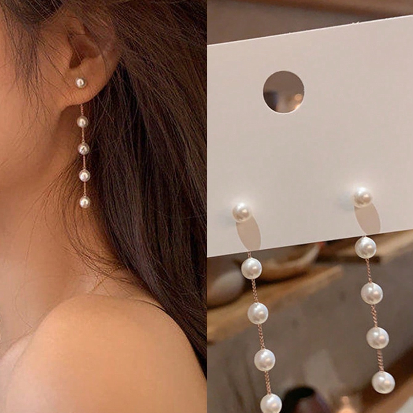 Elegant Faux Pearl Drop Earrings For Women, Vintage & Minimalist Style, Ideal For Daily Wear & Parties, Casual Dating Jewelry
Elegant Faux Pearl Drop Earrings For Women, Vintage & Minimalist Style, Ideal For Daily Wear & Parties, Casual Dating Jewelry