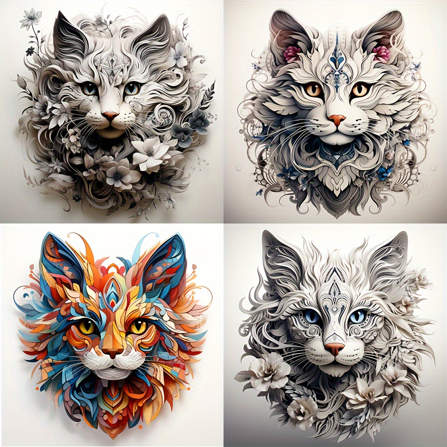 4 In 1, Chinese Style Cat Stickers, Car & Window Stickers, Cartoon Irregular Self-adhesive Stickers
4 In 1, Chinese Style Cat Stickers, Car & Window Stickers, Cartoon Irregular Self-adhesive Stickers