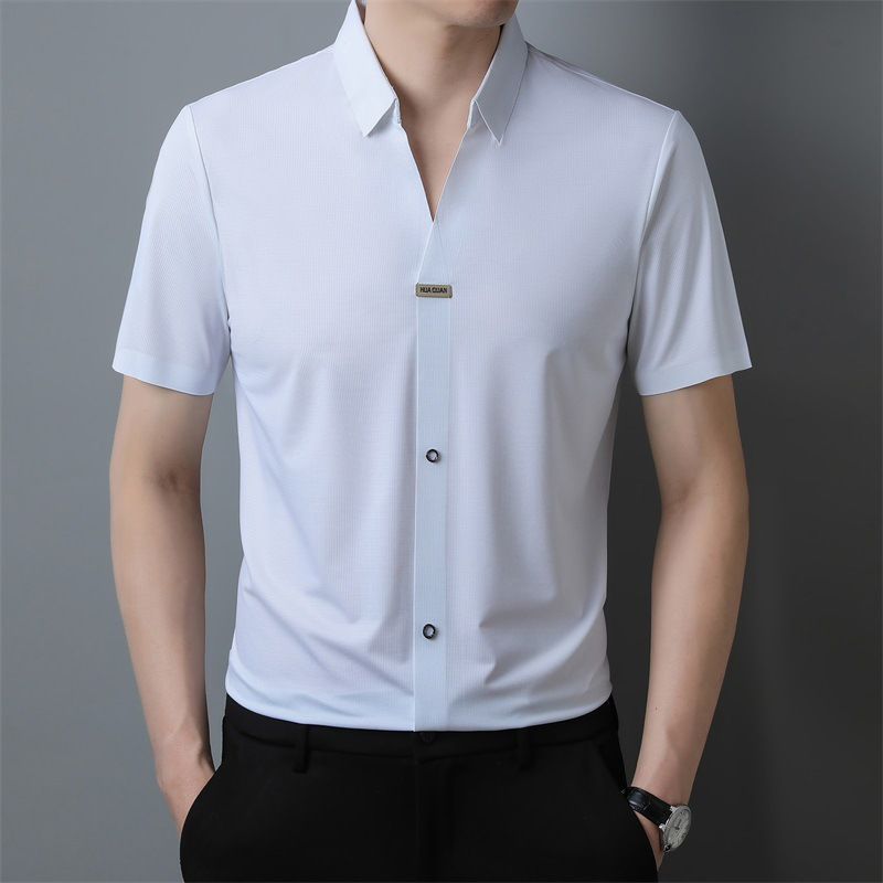 Men's Pullover Shirt, Men's Cross Lapel Short Sleeve T-shirt, Summer Clothes, New Fashion Solid Color Top,
Men's Pullover Shirt, Men's Cross Lapel Short Sleeve T-shirt, Summer Clothes, New Fashion Solid Color Top,