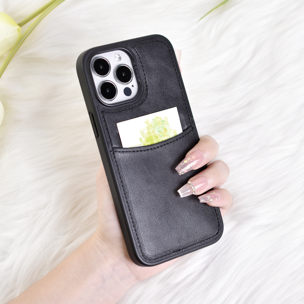 Simple Premium Leather Card Holder Phone Case For Iphone 15 14 13 12 11 Large Hole Protective Cover
Simple Premium Leather Card Holder Phone Case For Iphone 15 14 13 12 11 Large Hole Protective Cover