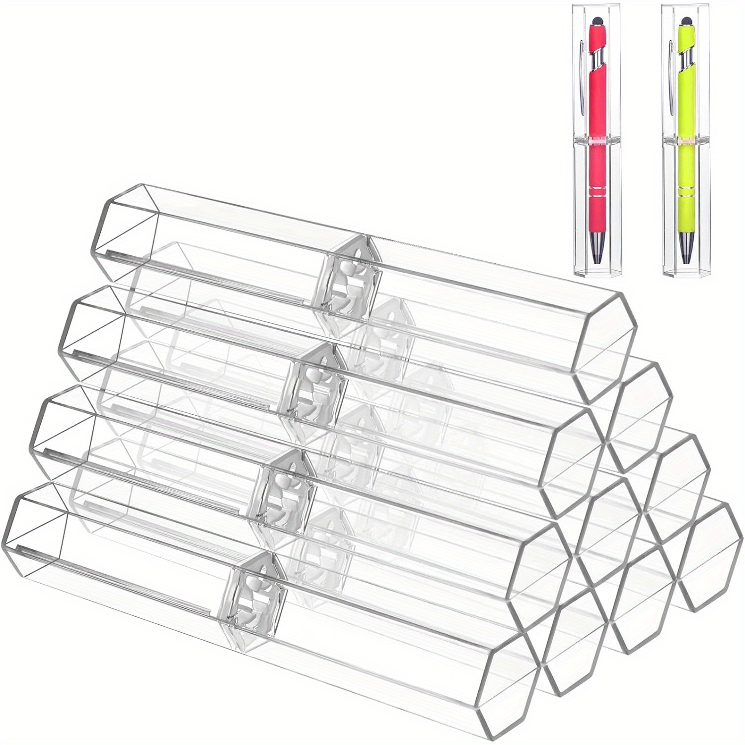 10 pièces boîtes à stylos en acrylique étui à stylo à bille transparent boîte-cadeau à crayons conteneur de stockage de stylo hexagone étui à stylo unique vide en vrac ensemble de collection
10 pièces boîtes à stylos en acrylique étui à stylo à bille transparent boîte-cadeau à crayons conteneur de stockage de stylo hexagone étui à stylo unique vide en vrac ensemble de collection
